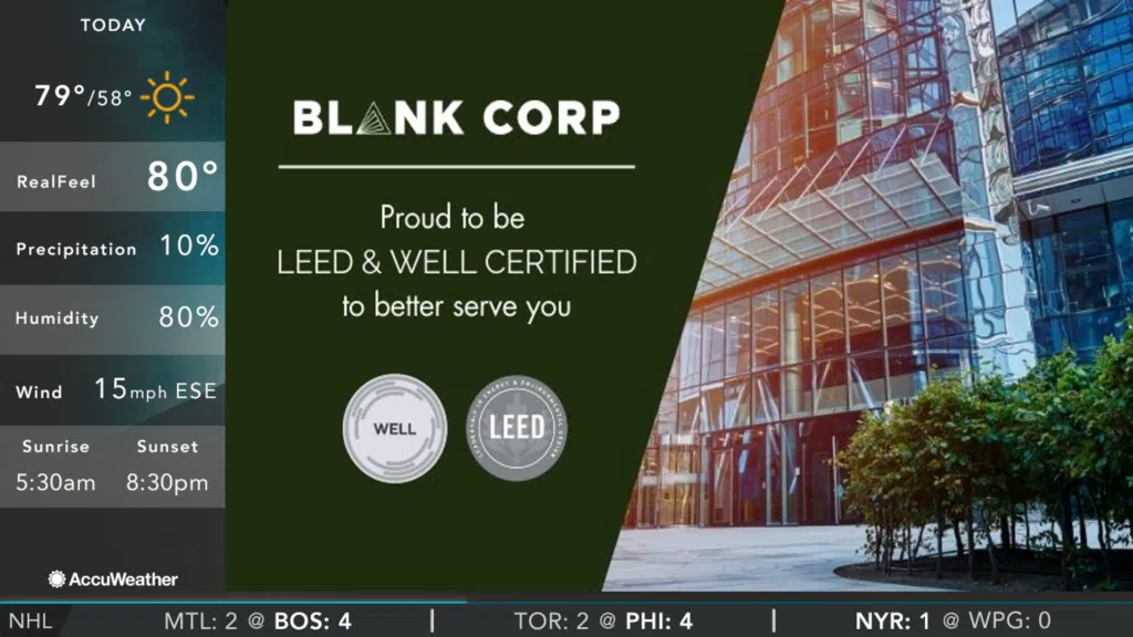 LEED Certification ScreenCenter