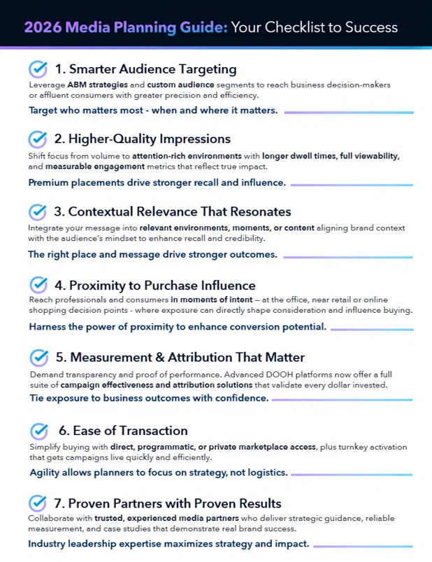 2026 Media Planning Guide: Your Checklist to Success 1 Checklist 2