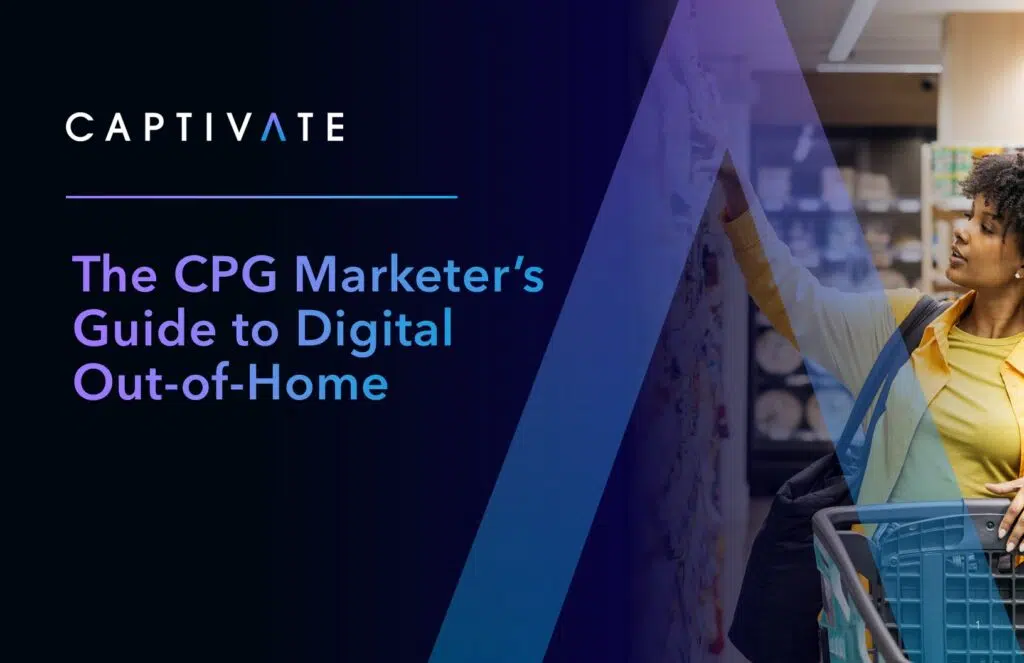 The CPG Marketer’s Guide to Digital Out-of-Home 1 CPG eBook cover