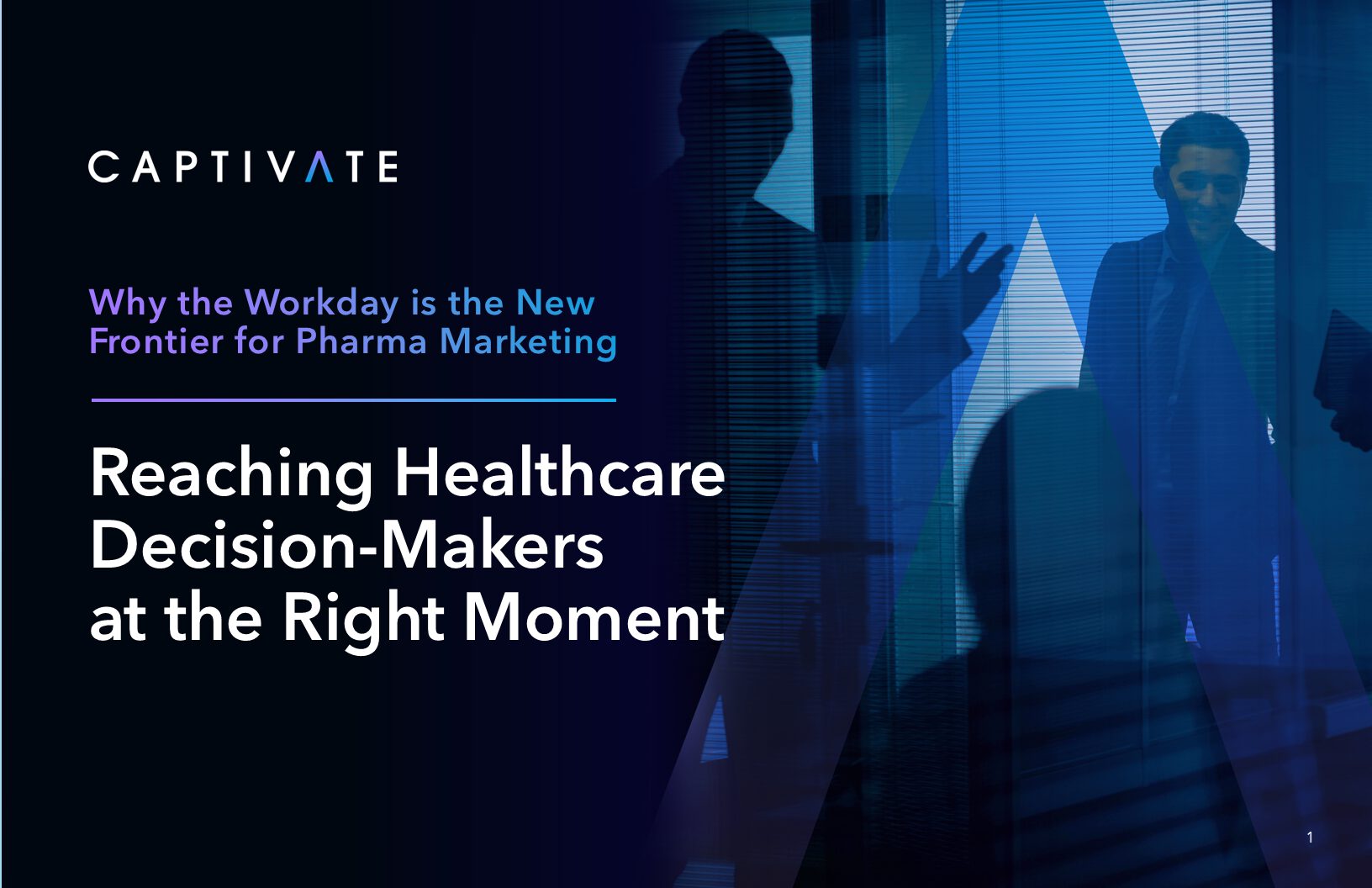 Silhouettes of people discussing healthcare marketing strategies for engaging decision-makers effectively.